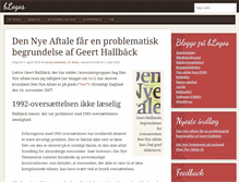 Tablet Screenshot of blogos.dk